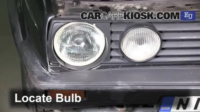1988 Volkswagen Golf TDI 1.6L 4 Cyl. Turbo Diesel Luces Faro delantero (reemplazar foco)